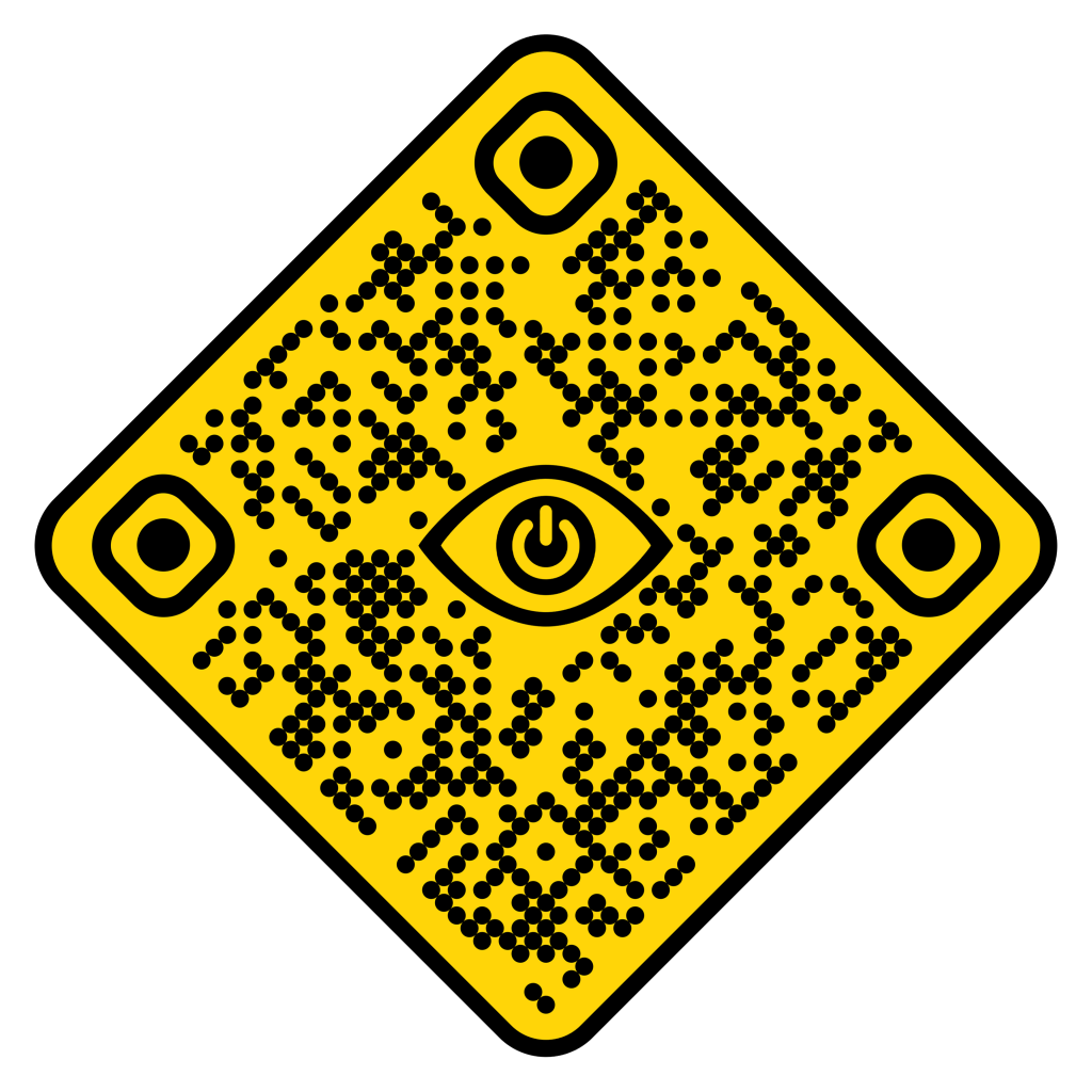 This is the QR code used to launch the Forklift Safety Blink